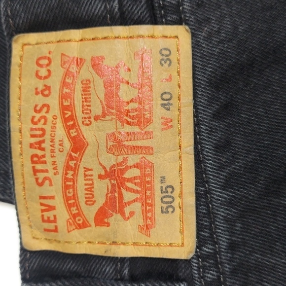Levi's 505 Jeans  40W X 30L - Picture 6 of 8